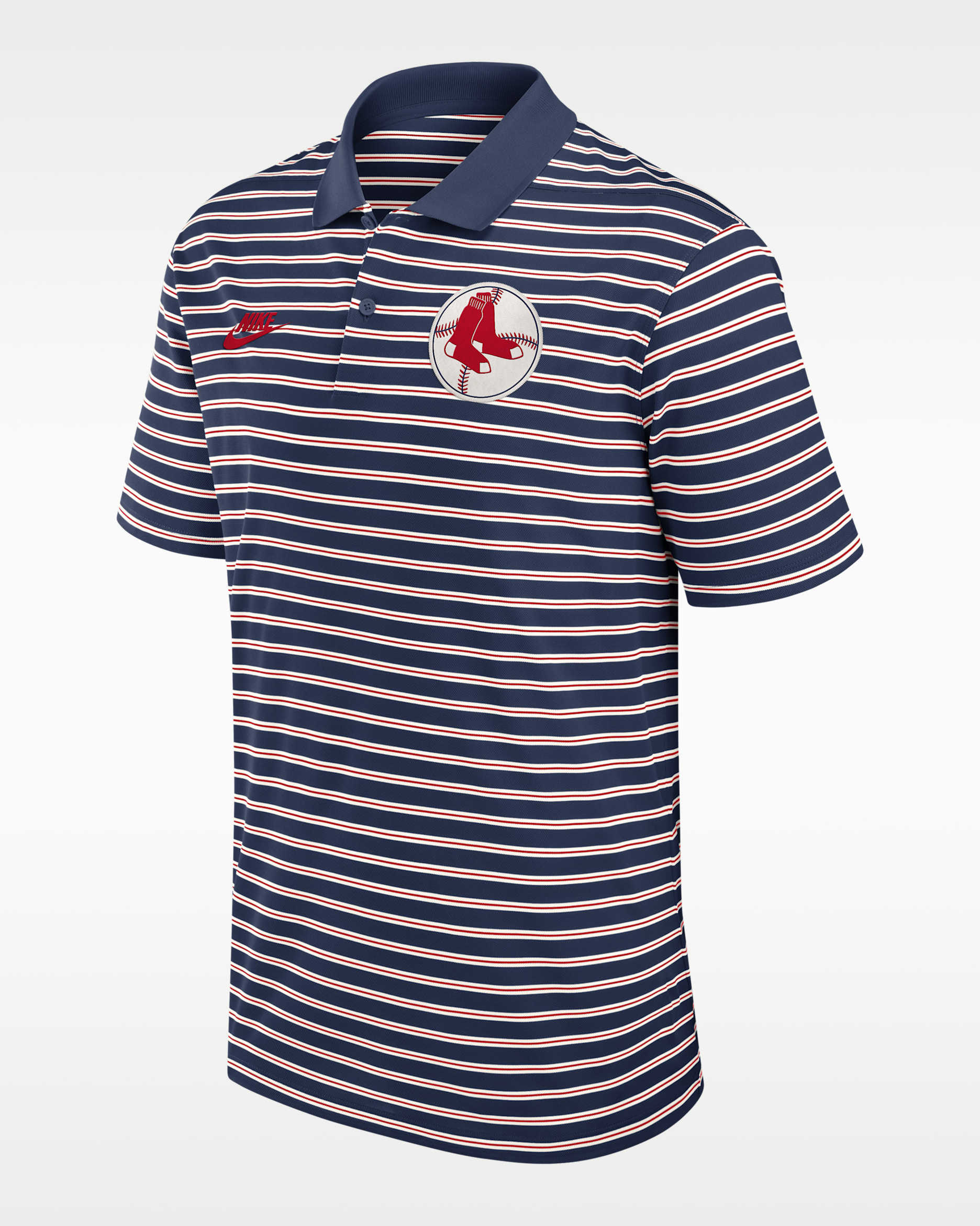 Boston Red Sox Cooperstown Striped Victory Men's Nike Dri-FIT MLB